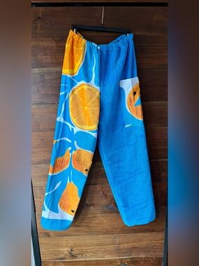 Towel pants orange slices and blue size